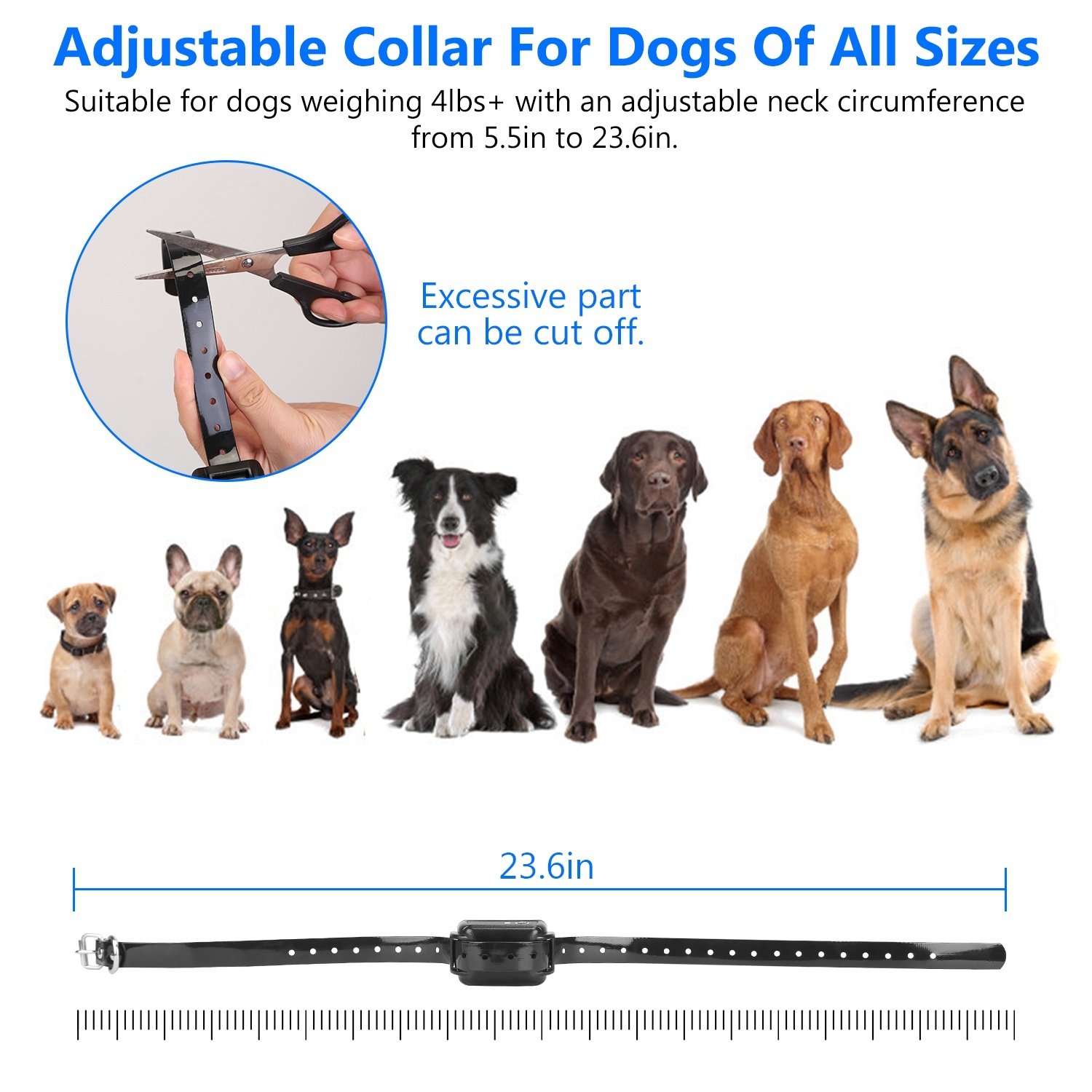 1Set Wireless Electric Dog Fence Pet Shock Boundary Containment System Electric Training Collar For Small Medium Large Dogs - Image 4