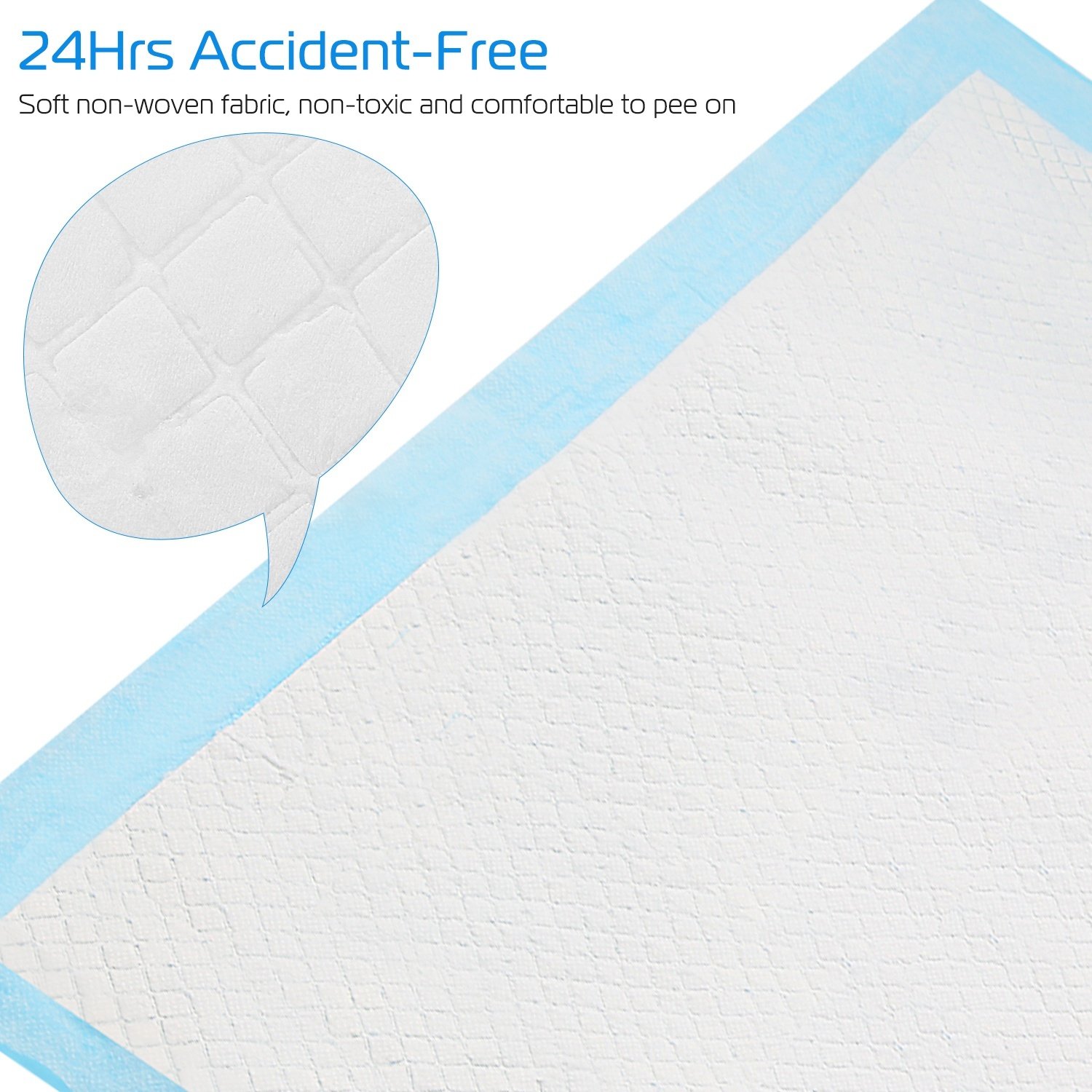 50Pcs Per Set Dog Training Pads Puppy Pee Pads Cat Wee Mats Potty-Train 24in X 18in M - Image 8