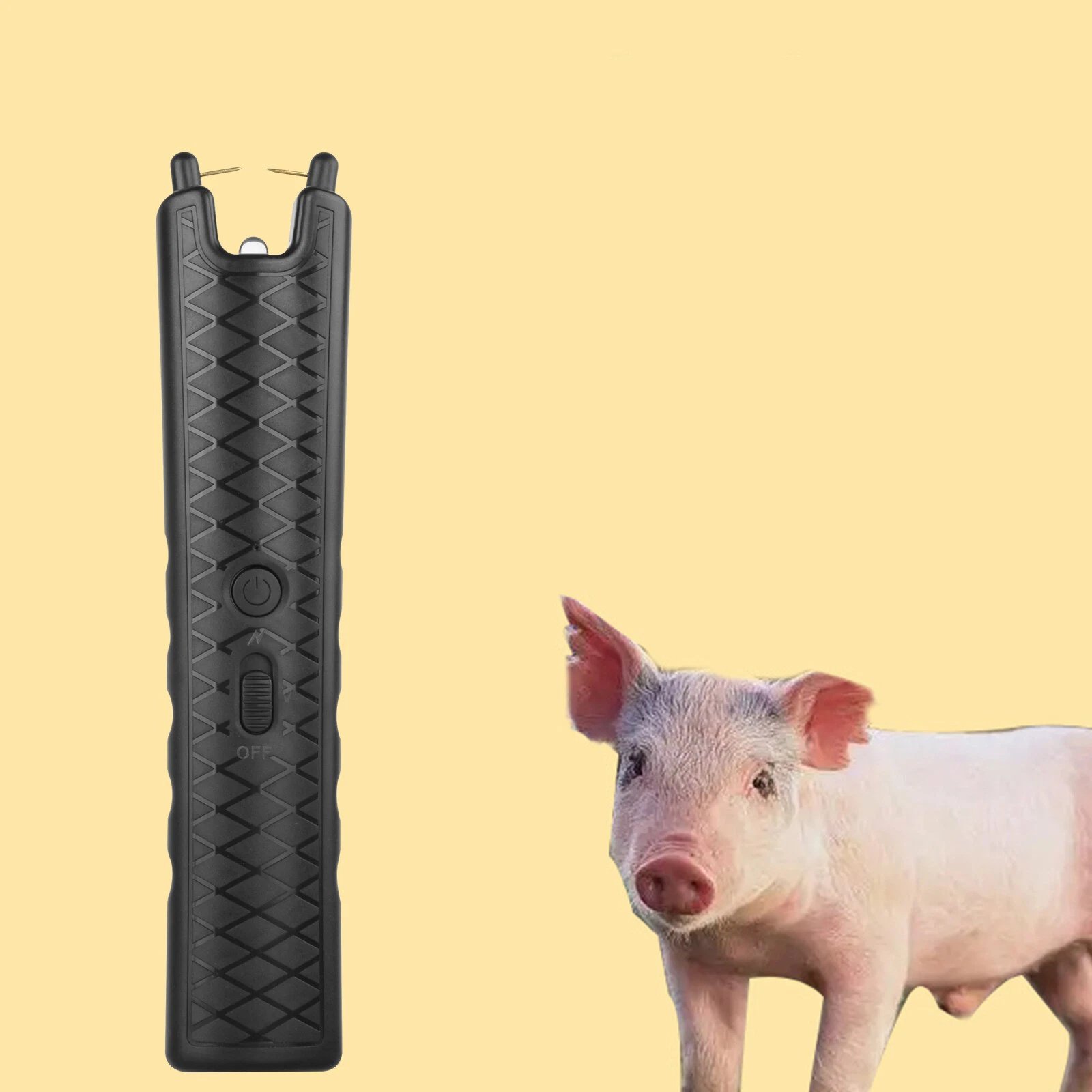 Electric Repeller Handheld Pig And Cattle Repeller Livestock Repeller Usb 23 Cm