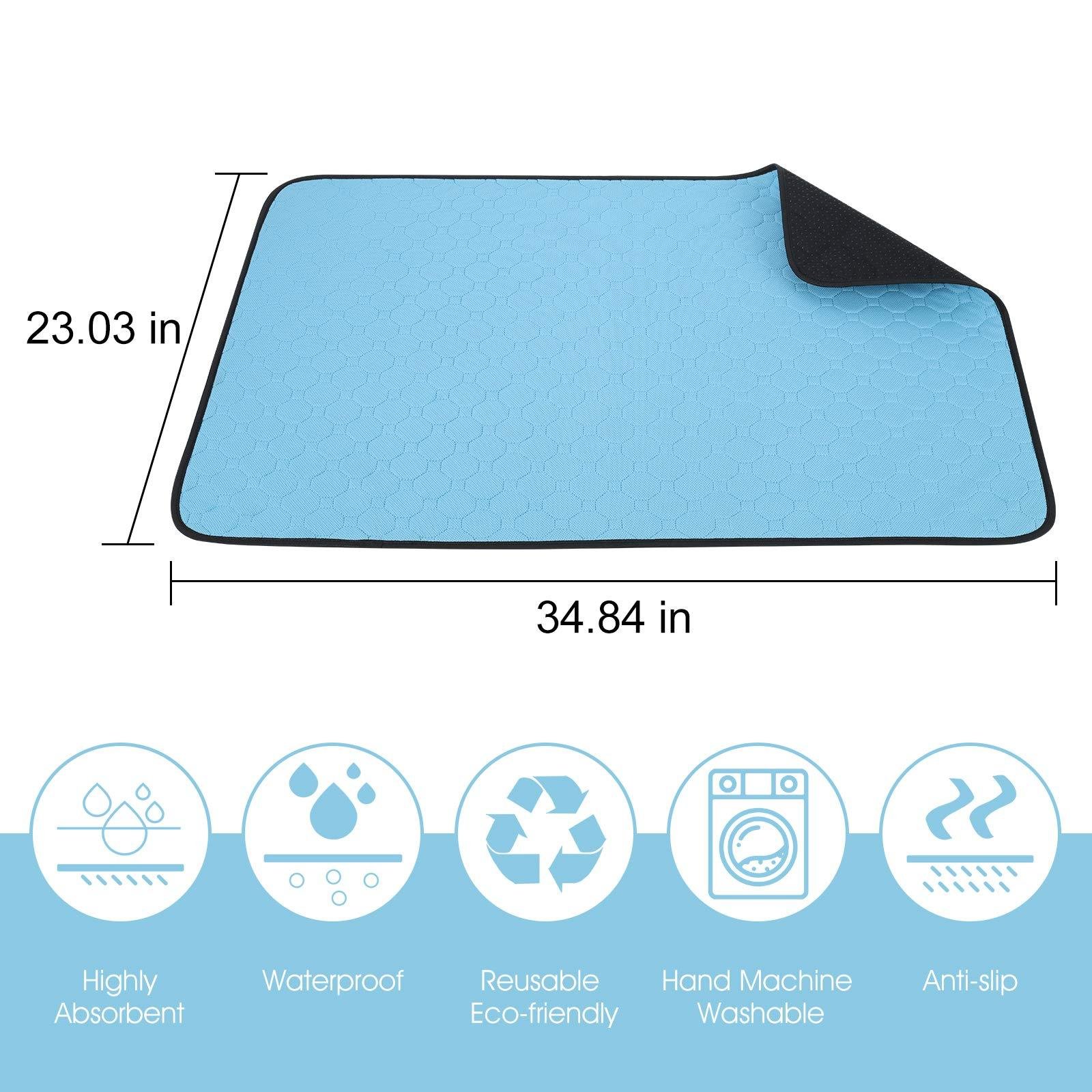 Washable Dog Urine Pad, Waterproof Toilet Training Mat For Dogs - Image 8