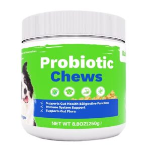 OEM Hot Sales Probiotics Chews For Pets Customized Shape For Digestive Health Pets Supplement Healthy Gut For Dogs